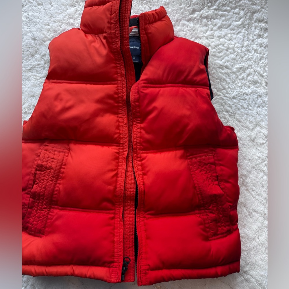 GAP Kids Vibrant Red Puffer Vest